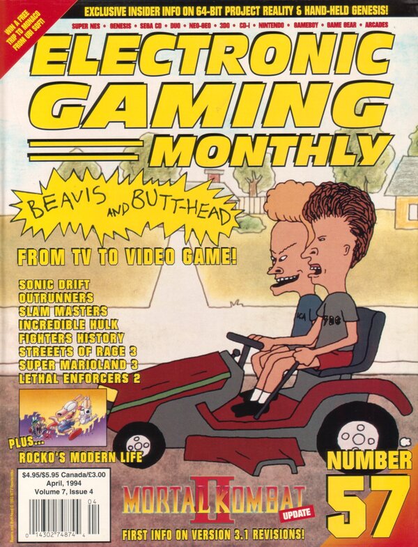 Electronic Gaming Monthly Issue 57 (April 1994) cover